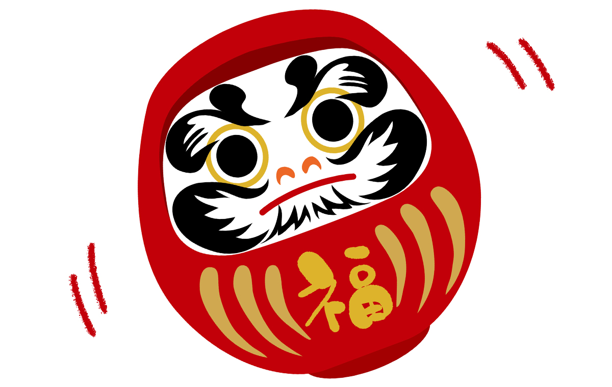 だるま イラスト