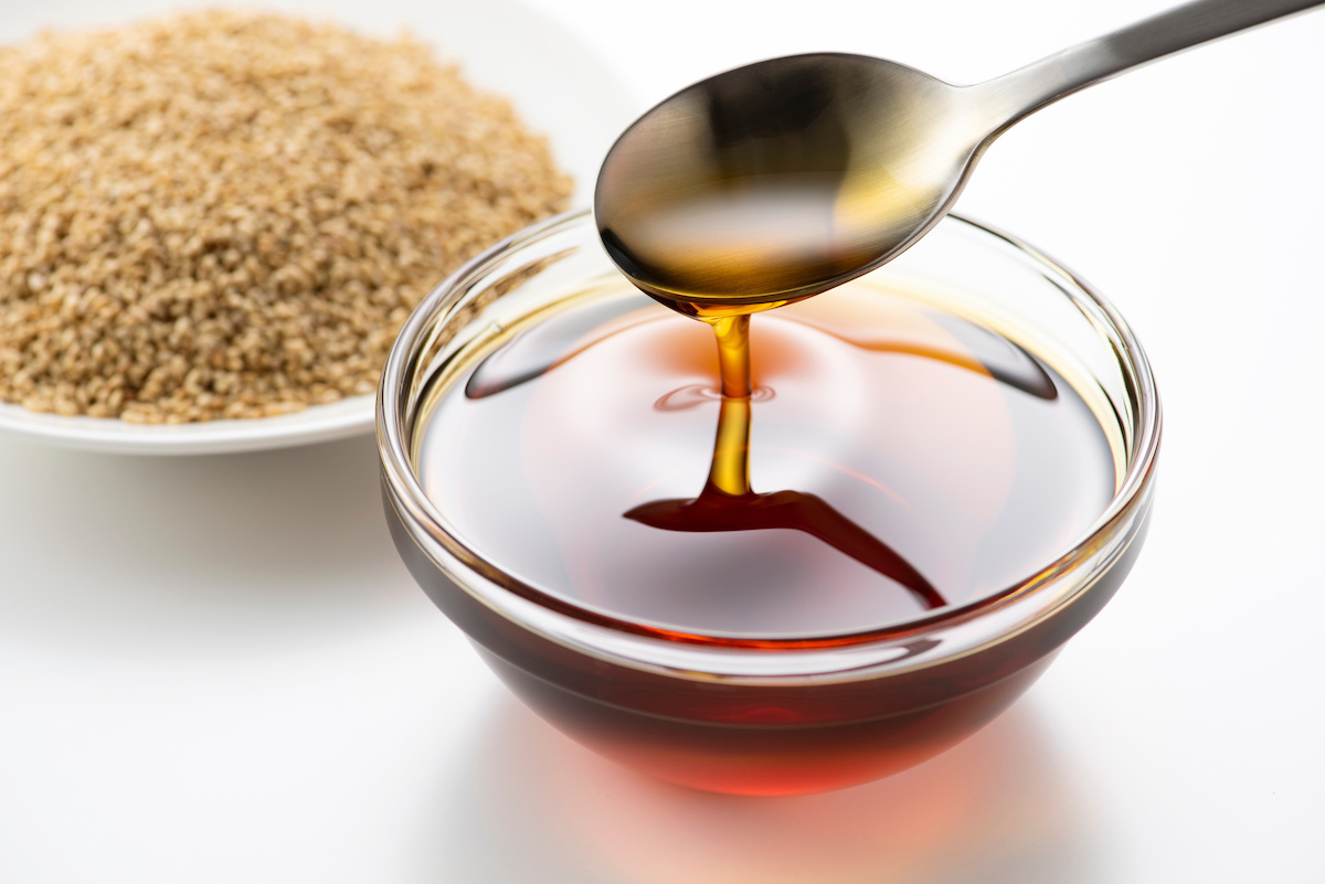 ごま油と炒りごま