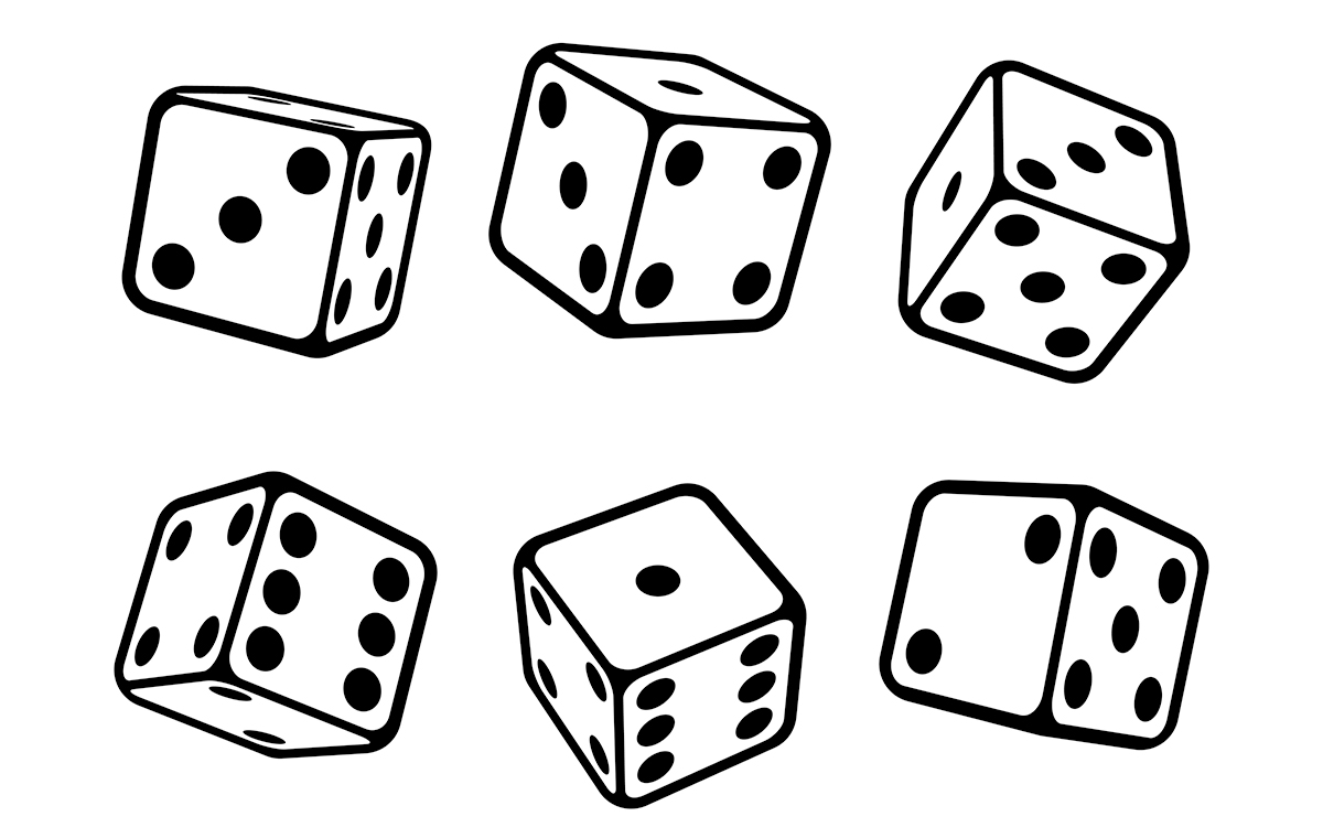 サイコロのイラスト