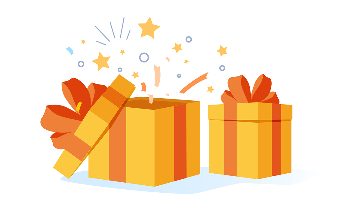 ギフトボックス イラスト