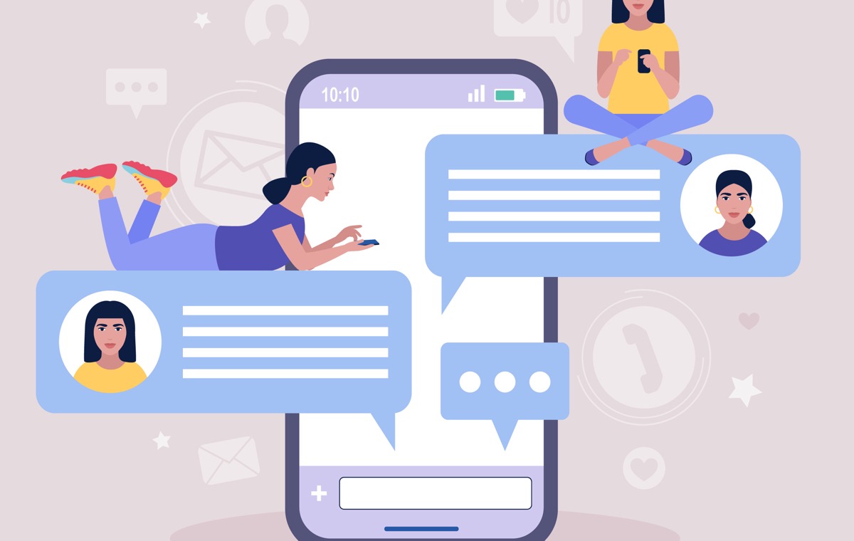 メッセージのやり取り