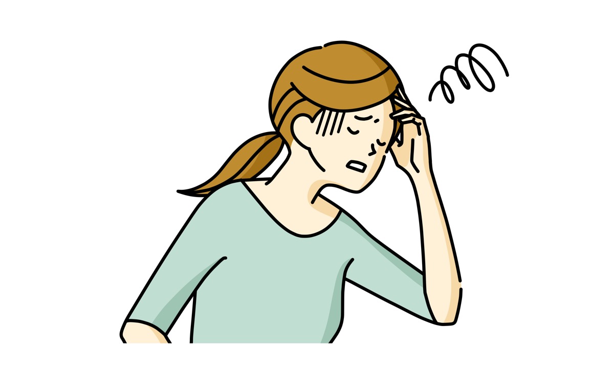 頭を抱えるひと