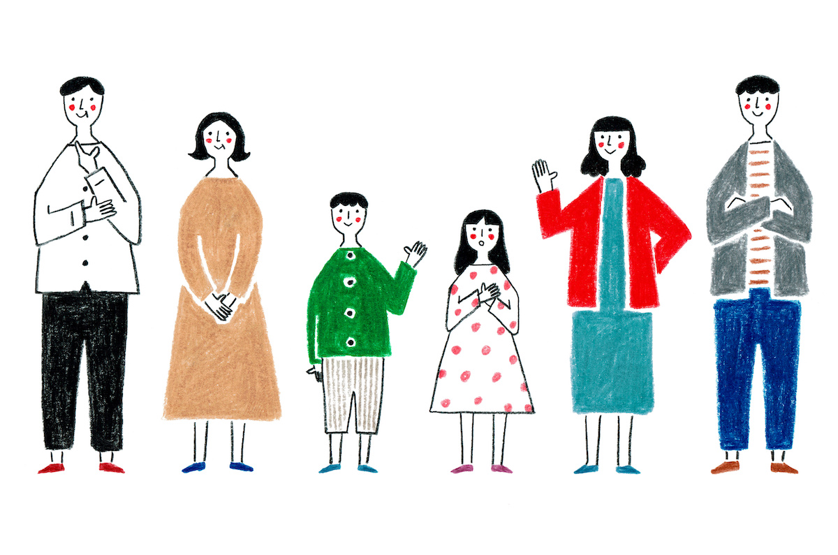家族のイラスト