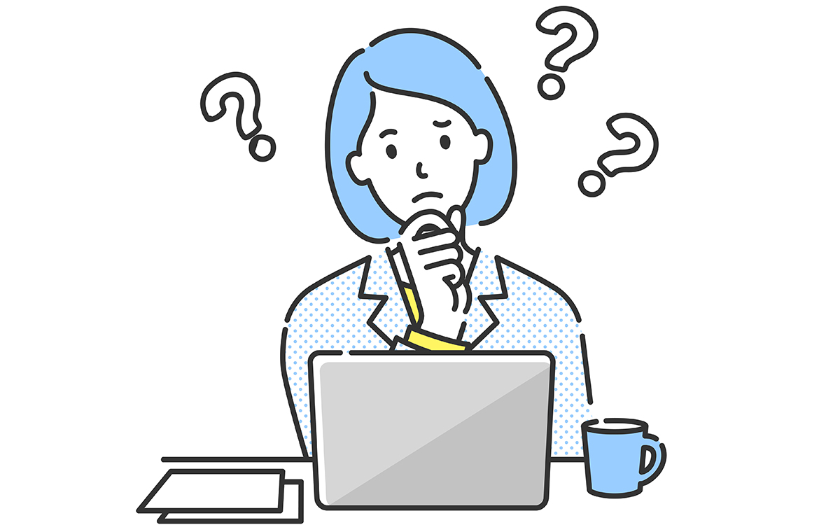 考えている女性