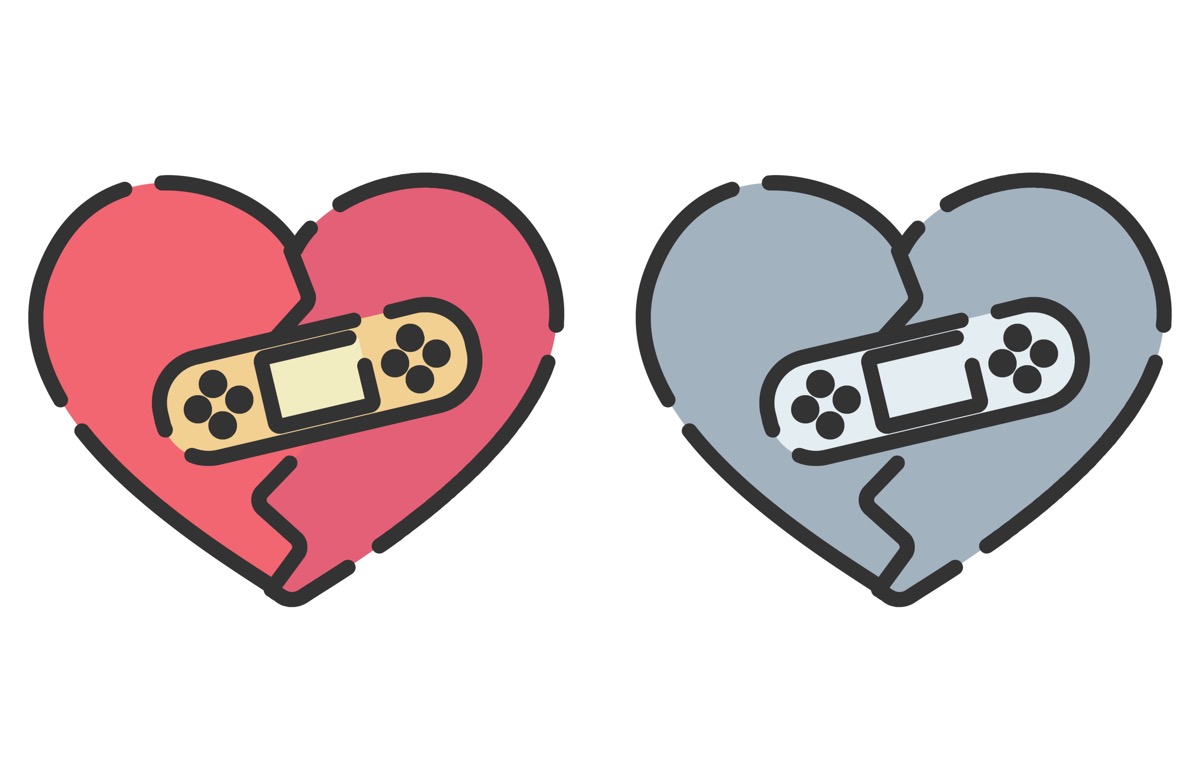 傷ついたハート