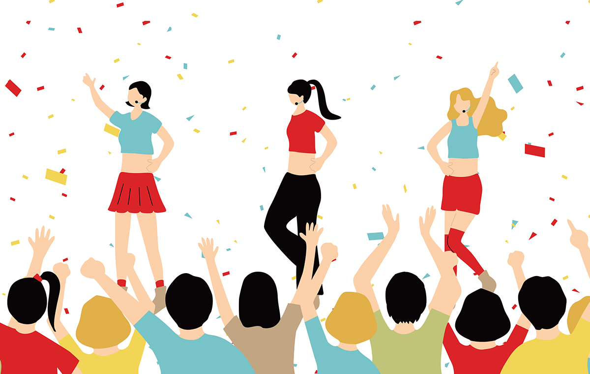 アイドルグループとファン