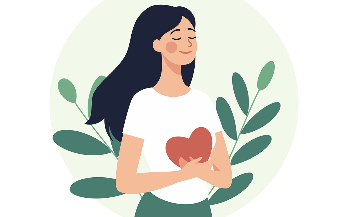 自信を持った女性