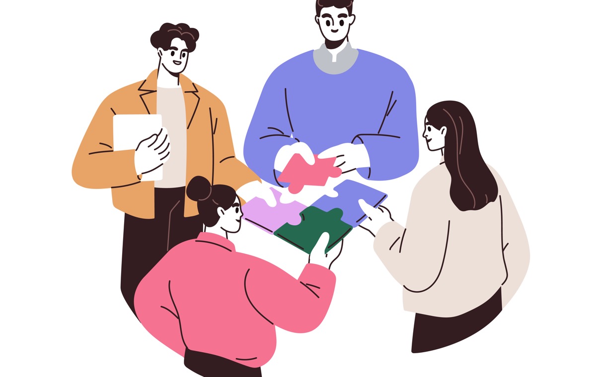 パズルを組み合わせる