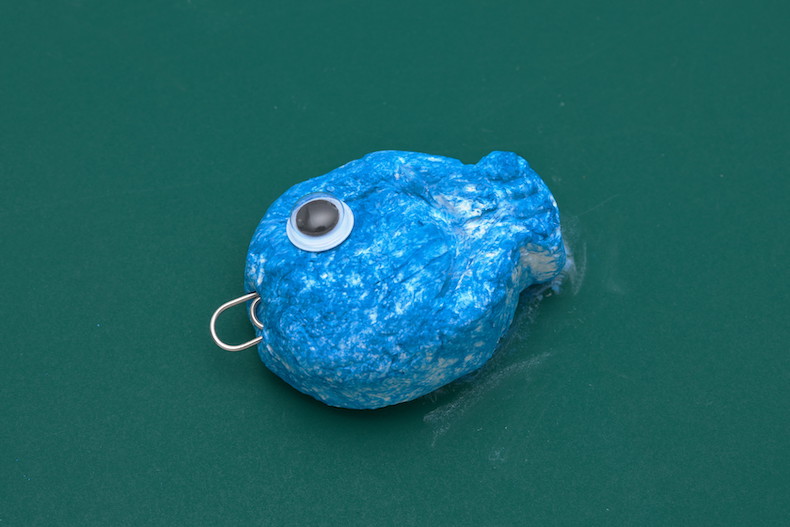 紙粘土 工作 親子 魚釣り 竿 魚            