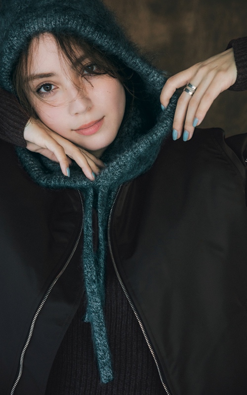 ストールコーデ