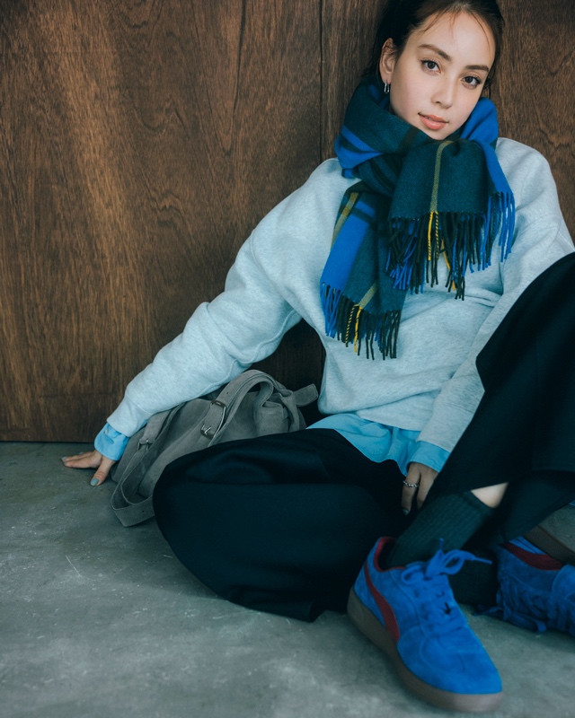 ストールコーデ