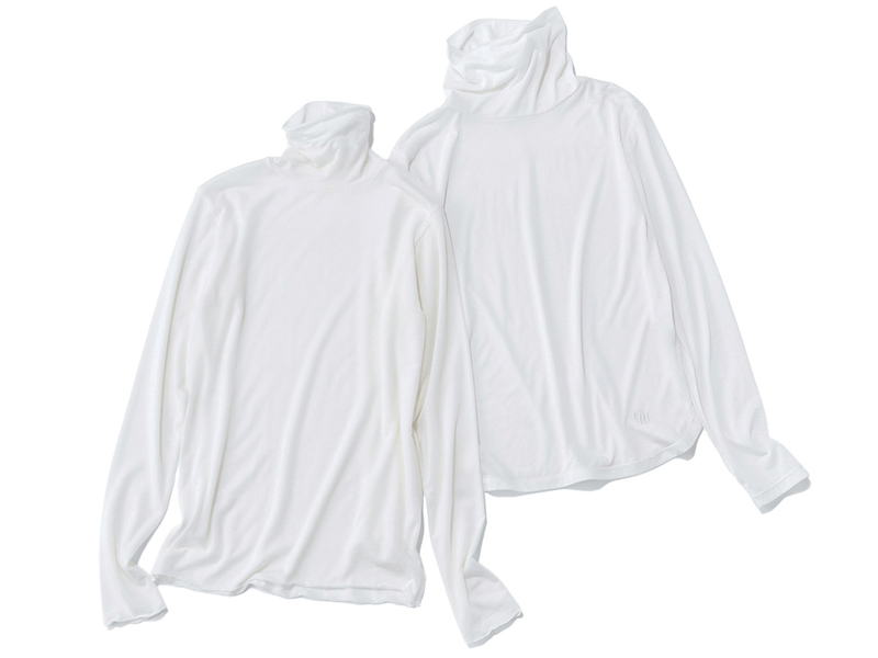 白タートルカットソー