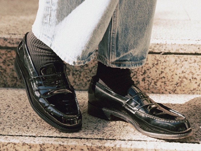 ローファーソックスコーデ