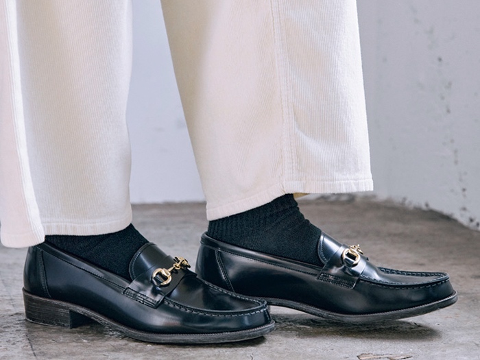 ローファーソックスコーデ