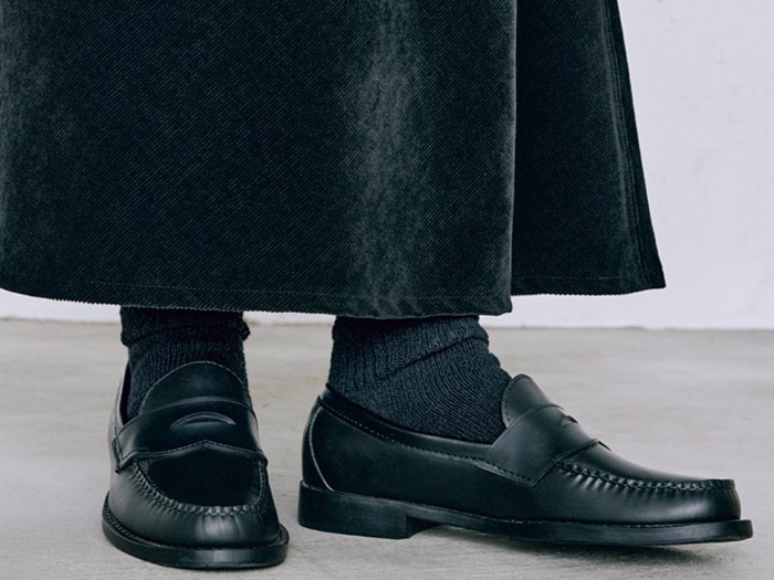 ローファーソックスコーデ