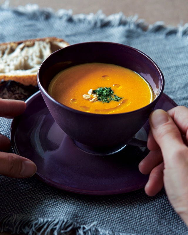 かぼちゃとナッツのポタージュ