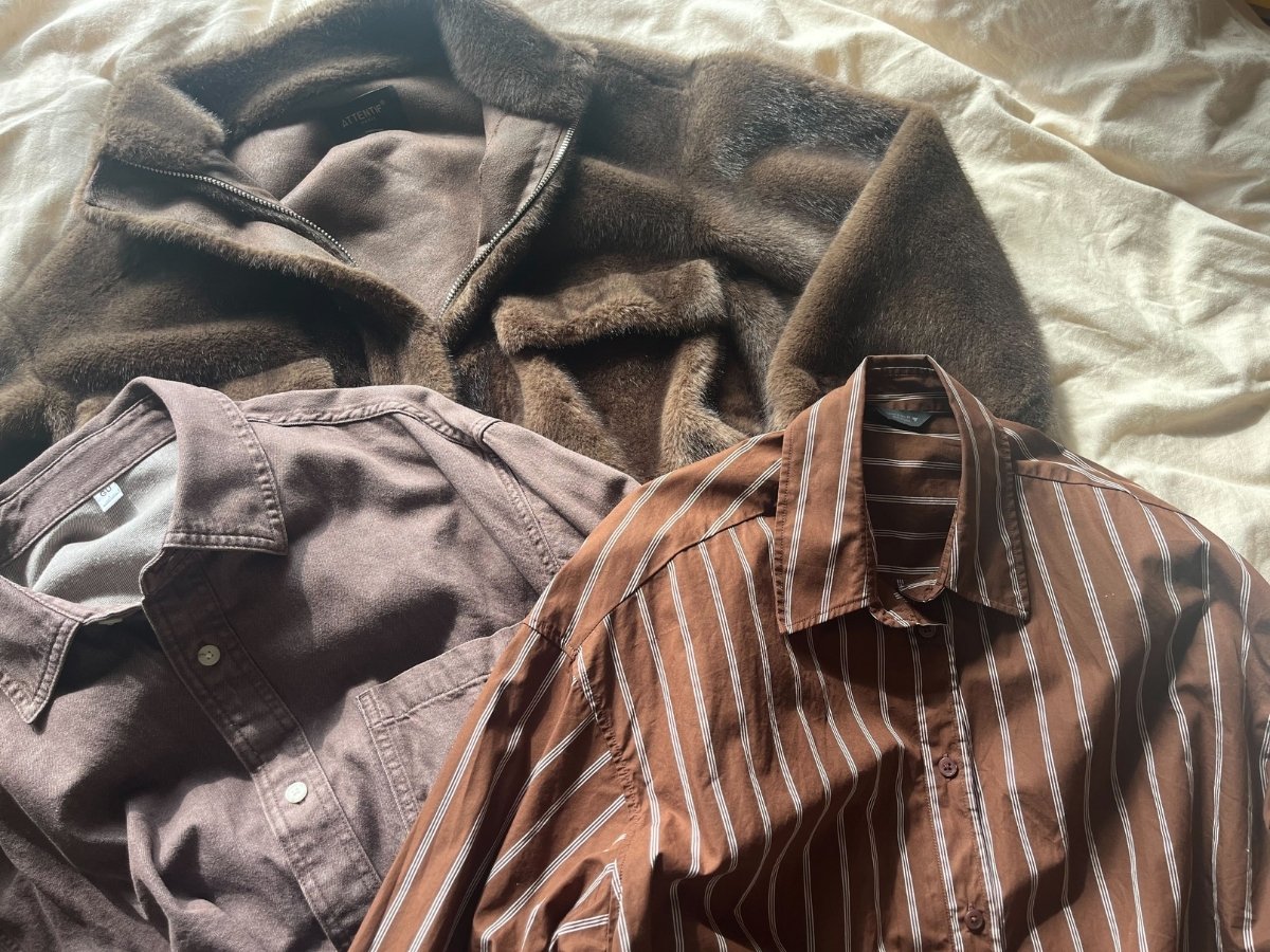 アイテム3点を平置きした写真