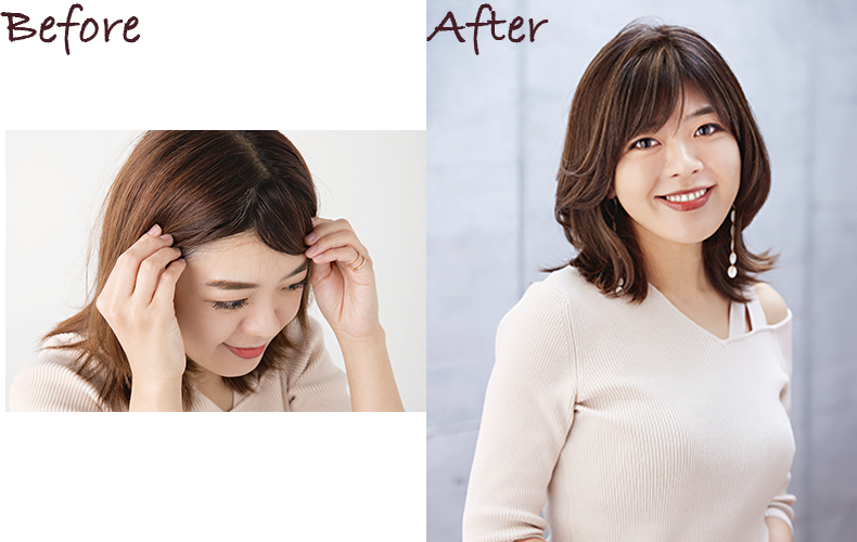 ハイライトでカモフラージュするのもおすすめ