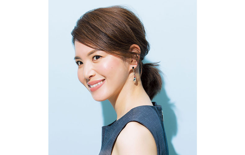 三つ編み隠しひとつ結び