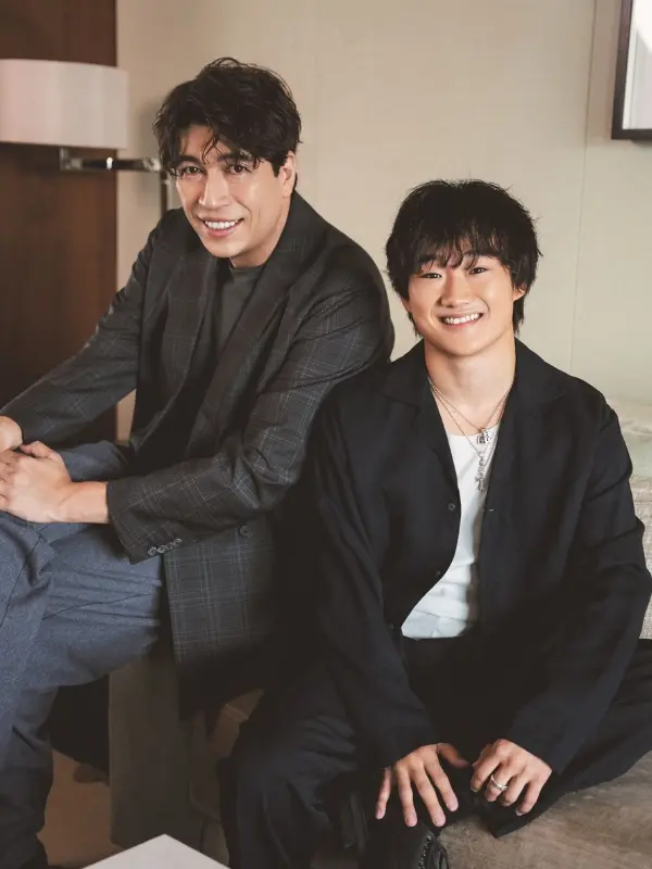 サッシャさんと角田選手のツーショット