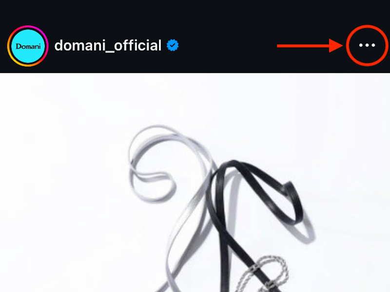 Instagramのフィード投稿の画面