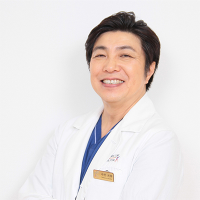 一本の線上を歩くイメージ