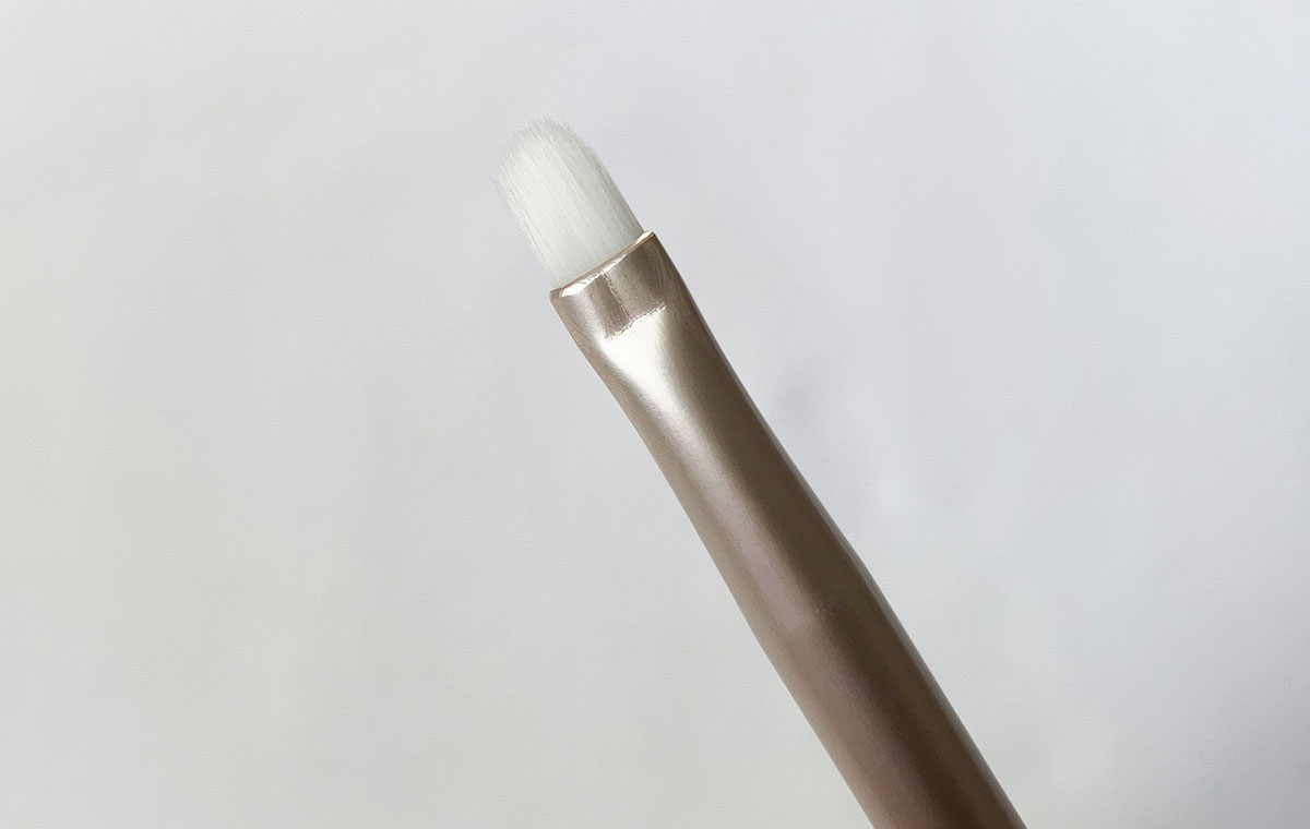 ダイソーの「ごくふわっ アイライナーブラシ」のブラシ部分