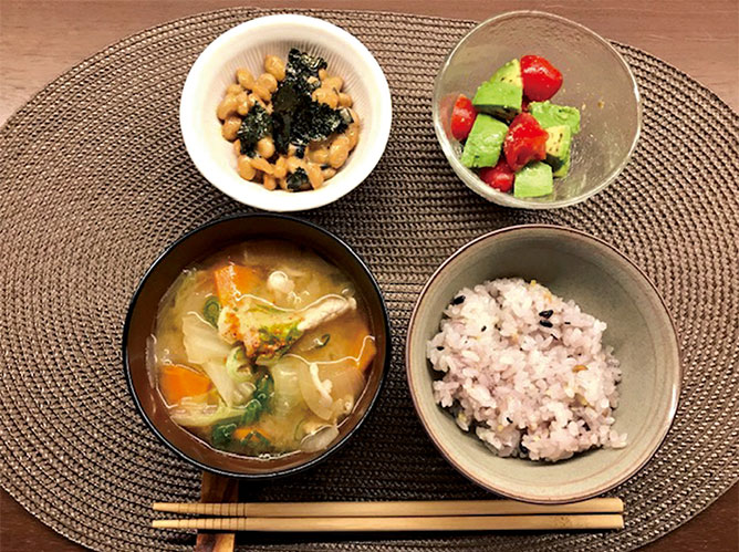 栄養バランスの取れた和食