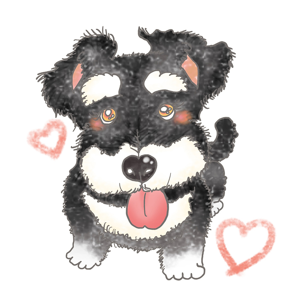 風馬さんのイラスト（犬）