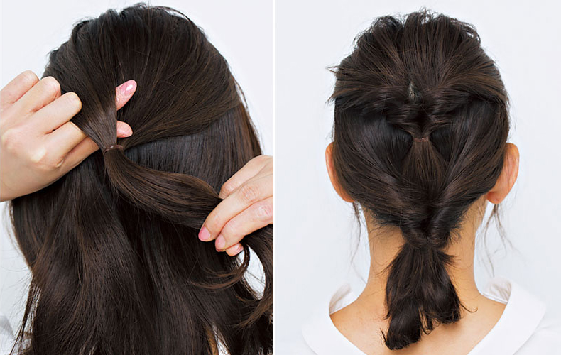 髪が短くてもできるダブルくるりん