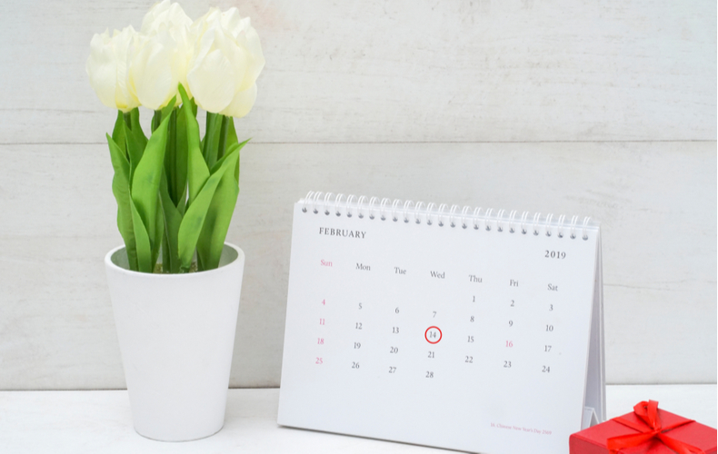 カレンダーの写真