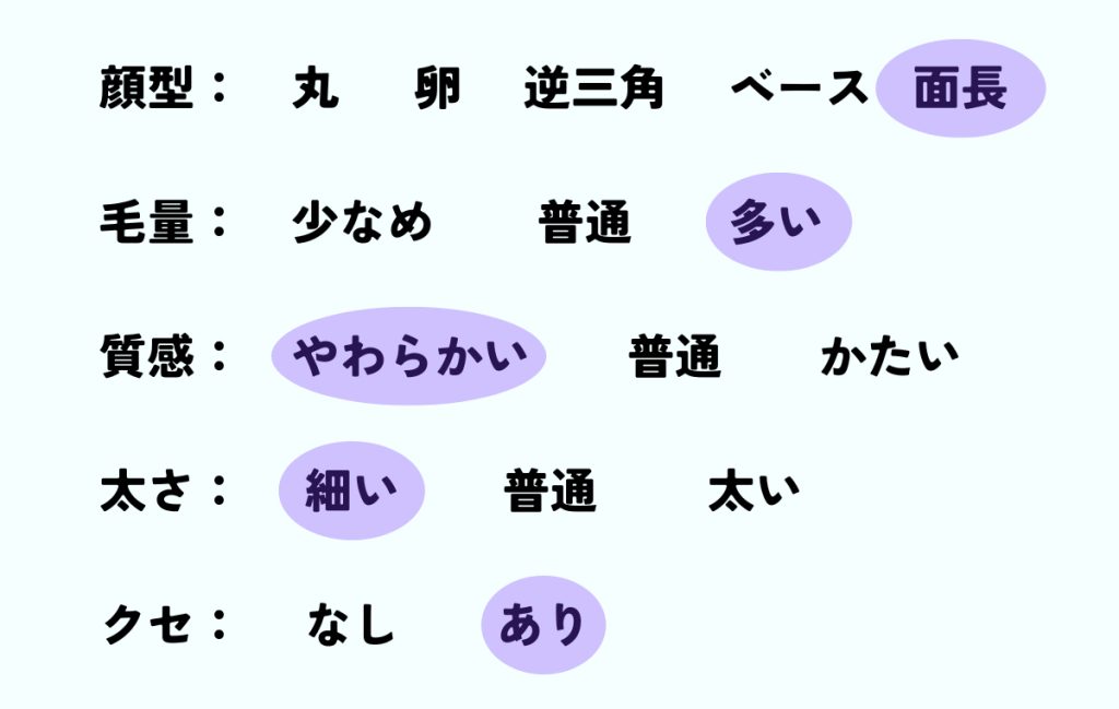 顔まわりレイヤーの韓国風ミディアム