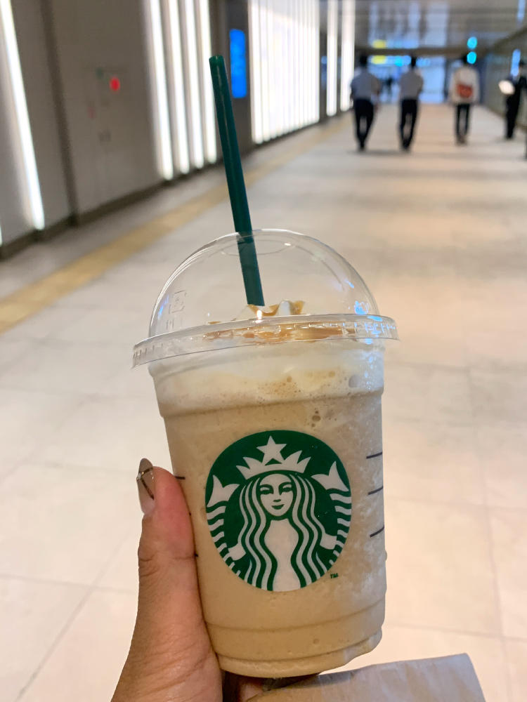 スタバのキャラメルフラペチーノ