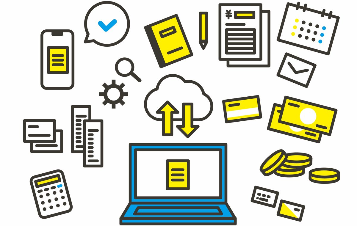 パソコンでのやり取り