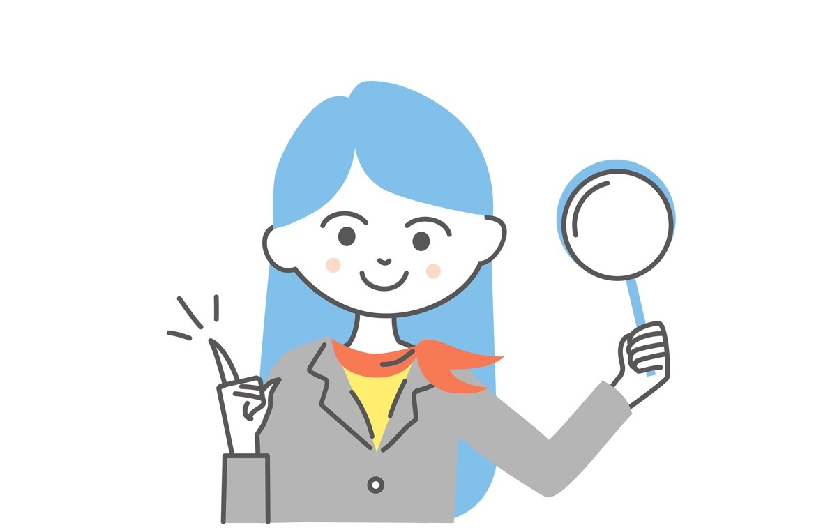 むしめがね 女性