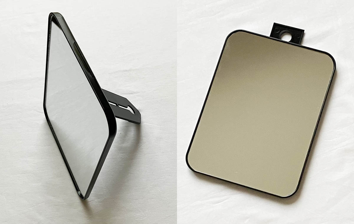 セリアの「2wayメイクミラー」