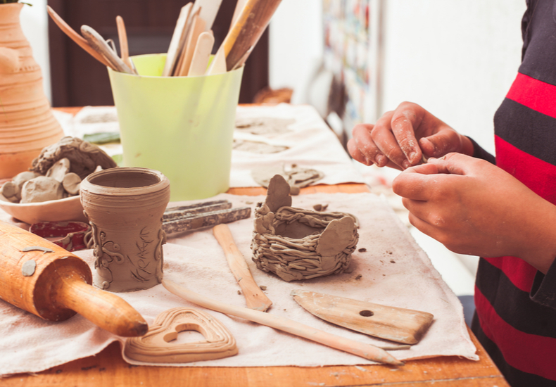 紙粘土 小物 工作 初心者 インテリア