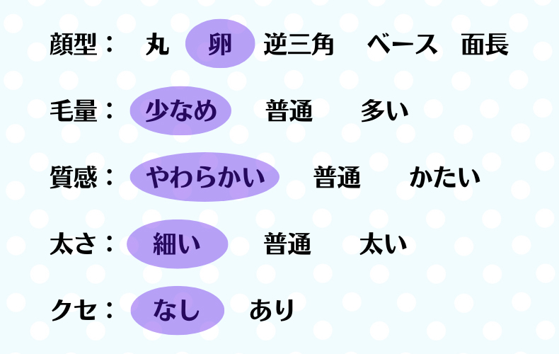 ナチュラルなくせ毛風ロング