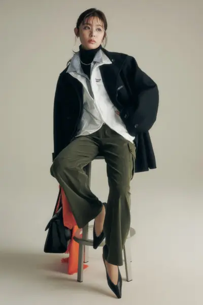 【2/6のコーデ】スポーツミックスのレイヤードをきれいめに着地させる方法は？