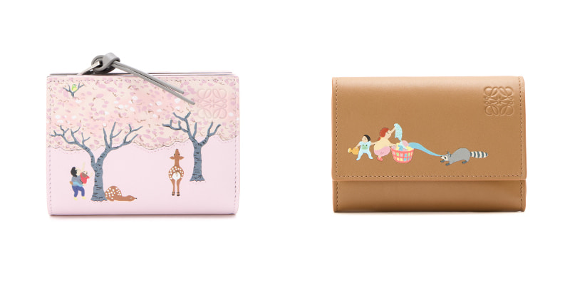 シカ コンパクト ウォレット、アライグマ バーティカル ウォレット スモール