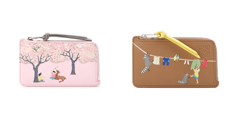 シカ コインカードホルダー、アライグマ コインカードホルダー