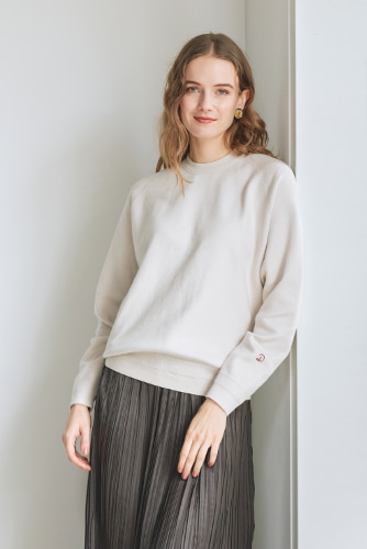 ウォッシャブルコットンカシミヤニット