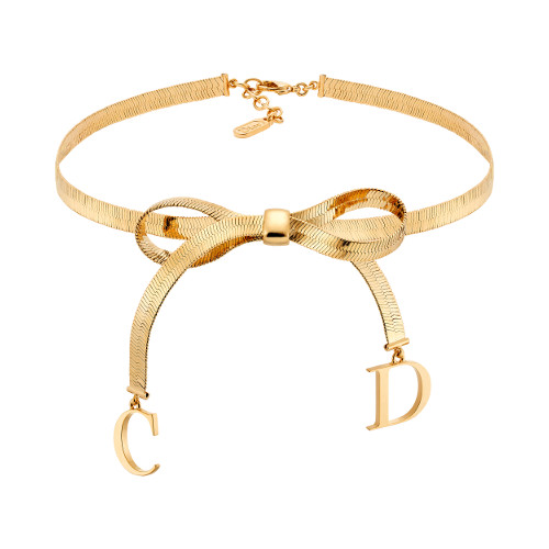 「CD リボン」ネックレス