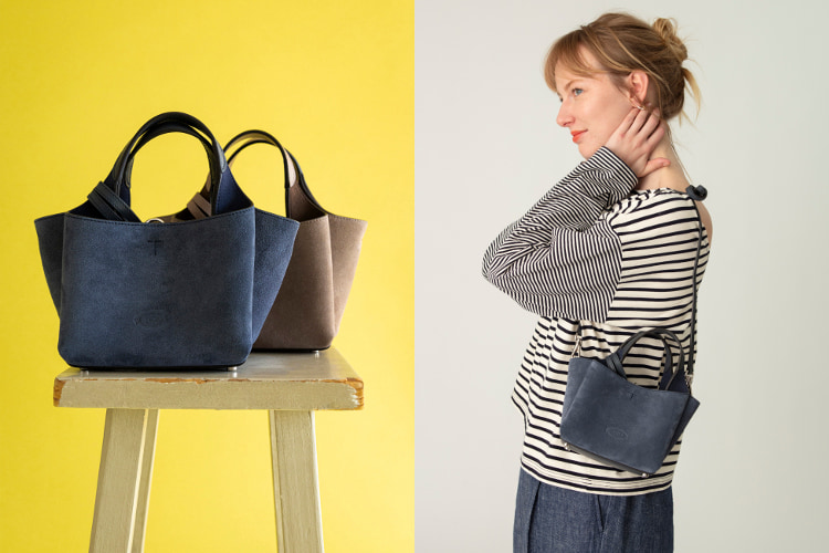 トッズ　スエードバッグ