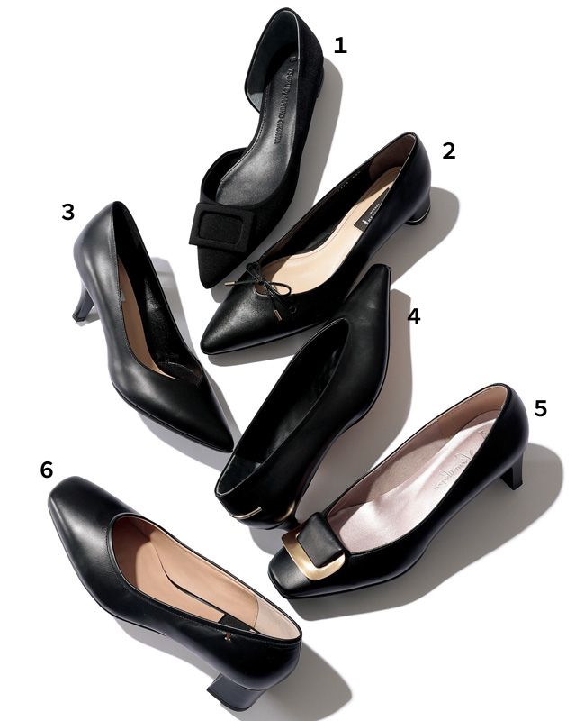 ブラックパンプス