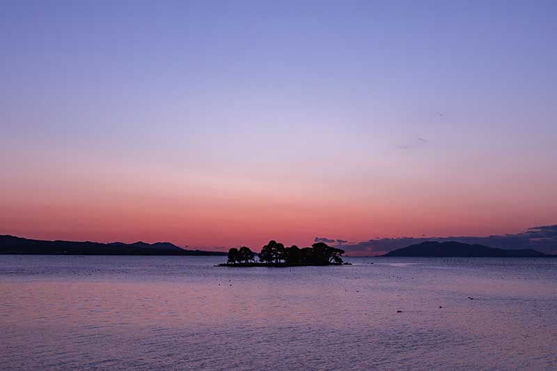 マジックアワーの宍道湖