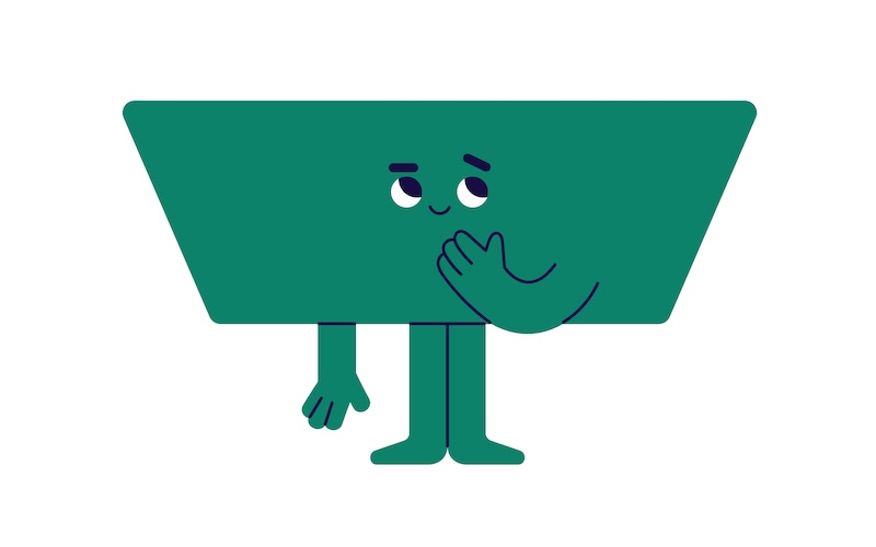 緑色のキャラクターのイラスト