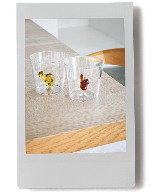 「ICHENDORF MILANO」のガラスコップ