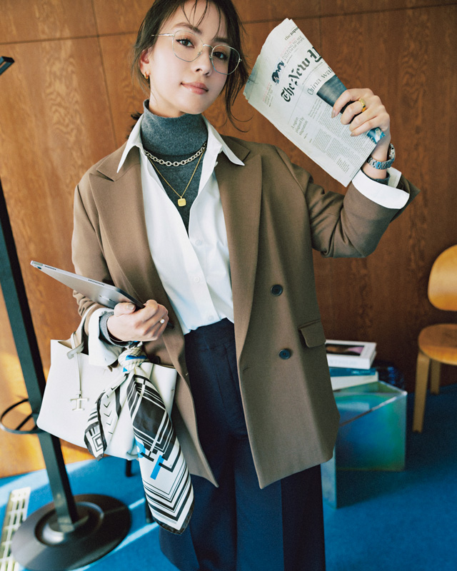 セレクトショップオリジナルのアイテムコーデ