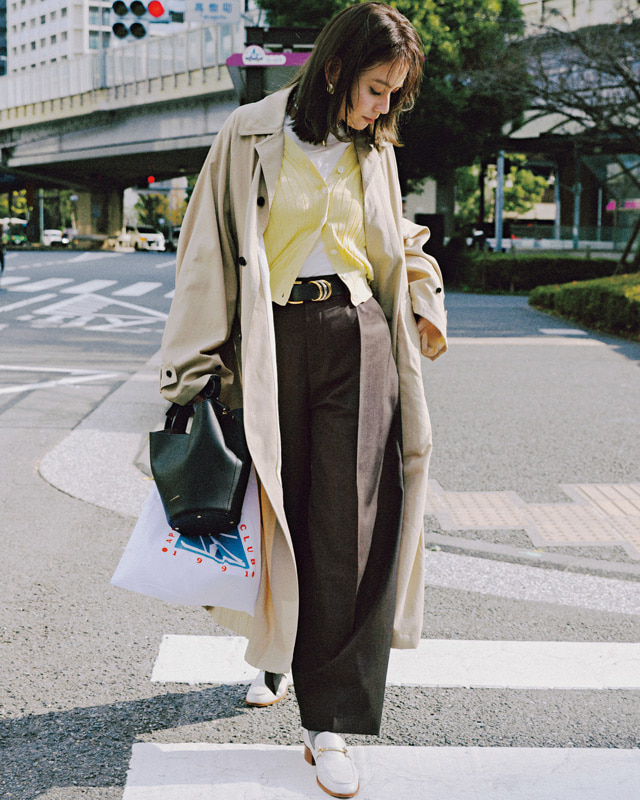 セレクトショップのオリジナルアイテムコーデ